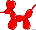 red balloon animal